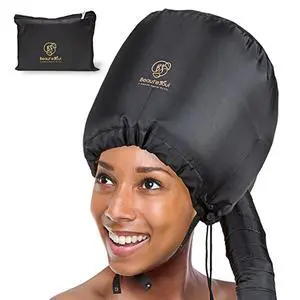 Hooded Hair Dryer Attachment - Soft Bonnet for Fast Blow Drying Hooded Hair Dryer Attachment - Soft Bonnet for Fast Blow Drying