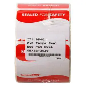 IT119540 TamperSeal Tamper-Evident 2" x 2" Writable Delivery Label (Roll of 500) IT119540 TamperSeal Tamper-Evident 2" x 2" Writable Delivery Label (Roll of 500)