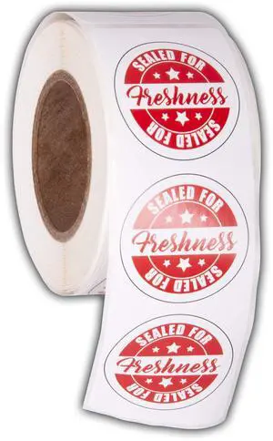 Food Delivery Tamper Evident Sealed for Freshness Labels - 500 Adhesive Stickers for Safe Food delivery (1.875" X 6" Strips) Food Delivery Tamper Evident Sealed for Freshness Labels - 500 Adhesive Stickers for Safe Food delivery (1.875" X 6" Strips)