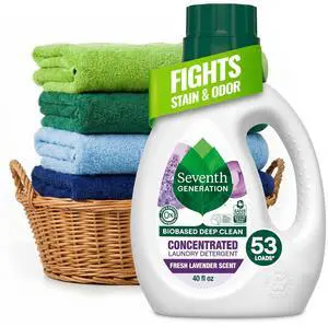 Concentrated Laundry Detergent, Stain Fighting Formula, Fresh Lavender scent, 40 oz (53 Loads) Concentrated Laundry Detergent, Stain Fighting Formula, Fresh Lavender scent, 40 oz (53 Loads)