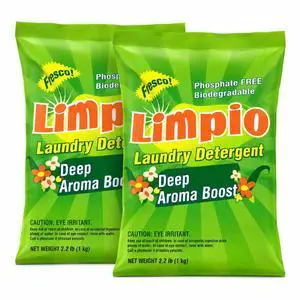 Limpio Powder Laundry Detergent, Fresh Scent 2.2 lb, Pack of 2, Total 4.4 lb Limpio Powder Laundry Detergent, Fresh Scent 2.2 lb, Pack of 2, Total 4.4 lb