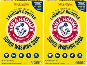 Super Washing Soda Household Cleaner and Laundry Booster, 55 oz (Pack of 2) Super Washing Soda Household Cleaner and Laundry Booster, 55 oz (Pack of 2)