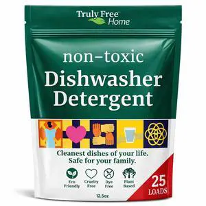 Dishwasher Detergent Powder | Natural Dish Detergent, Dishwasher Soap | Plastic Free, Plant-Based, Clean, Heavy Duty Hard Water Stain & Grease Remover | Fragrance Free | 12.5 oz (Pack of 1) Dishwasher Detergent Powder | Natural Dish Detergent, Dishwasher Soap | Plastic Free, Plant-Based, Clean, Heavy Duty Hard Water Stain & Grease Remover | Fragrance Free | 12.5 oz (Pack of 1)