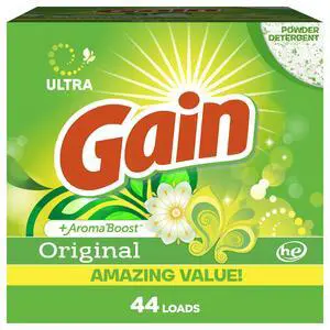 Powder Laundry Detergent for Regular and HE Washers, Original Scent, 45 ounces, 44 loads Powder Laundry Detergent for Regular and HE Washers, Original Scent, 45 ounces, 44 loads
