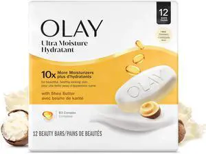 Beauty Bar, Ultra Moisture,10x More Moisturizers, Nourishing Conditioners, Smooth & Gentle on Skin, Vitamin B3 Complex, For All Skin Types, Shea Butter Scent, 3.17 oz, (Pack of 12) Beauty Bar, Ultra Moisture,10x More Moisturizers, Nourishing Conditioners, Smooth & Gentle on Skin, Vitamin B3 Complex, For All Skin Types, Shea Butter Scent, 3.17 oz, (Pack of 12)