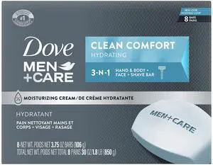 Body and Face Bar To Clean and Hydrate Skin Body and Facial Cleanser More Moisturizing Than Bar Soap 3.75 oz 8 Bars Body and Face Bar To Clean and Hydrate Skin Body and Facial Cleanser More Moisturizing Than Bar Soap 3.75 oz 8 Bars