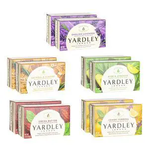 Soap Bath Bar Bundle - 10 Bars: English Lavender, Oatmeal and Almond, Aloe and Avocado, Cocoa Butter, Lemon Verbena 4.25 Ounce Bars (Pack of 10 Bars, Two of each) Soap Bath Bar Bundle - 10 Bars: English Lavender, Oatmeal and Almond, Aloe and Avocado, Cocoa Butter, Lemon Verbena 4.25 Ounce Bars (Pack of 10 Bars, Two of each)
