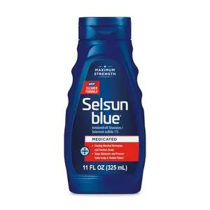 Medicated Antidandruff Shampoo, Maximum Strength Scalp Treatment With Selenium Sulfide, 11 fl. oz. Medicated Antidandruff Shampoo, Maximum Strength Scalp Treatment With Selenium Sulfide, 11 fl. oz.