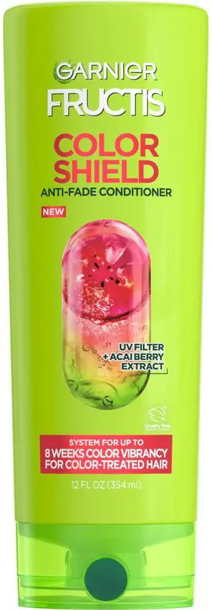 Fructis Color Shield Anti-Fade Conditioner for Color Treated Hair, 12 Fl Oz, 1 Count (Packaging May Vary) Fructis Color Shield Anti-Fade Conditioner for Color Treated Hair, 12 Fl Oz, 1 Count (Packaging May Vary)
