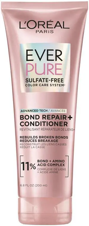 Sulfate Free Bond Repair+ Conditioner, Hair Conditioner with Bond + Amino Acid Complex, Strengthens and Repairs Damaged or Color Treated Hair, EverPure, 6.8 Fl Oz (Packaging May Vary) Sulfate Free Bond Repair+ Conditioner, Hair Conditioner with Bond + Amino Acid Complex, Strengthens and Repairs Damaged or Color Treated Hair, EverPure, 6.8 Fl Oz (Packaging May Vary)