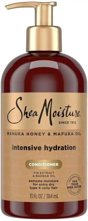 Intensive Hydration Conditioner Manuka Honey and Mafura Oil for Dry, Damaged Hair Deep Moisturizing Conditioner 13 oz Intensive Hydration Conditioner Manuka Honey and Mafura Oil for Dry, Damaged Hair Deep Moisturizing Conditioner 13 oz