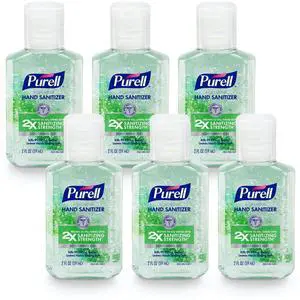 Advanced Hand Sanitizer Soothing Gel, Fresh Scent, 2 fl oz Travel Size Flip-Cap Bottle (Pack of 6), 3156-04-EC Advanced Hand Sanitizer Soothing Gel, Fresh Scent, 2 fl oz Travel Size Flip-Cap Bottle (Pack of 6), 3156-04-EC