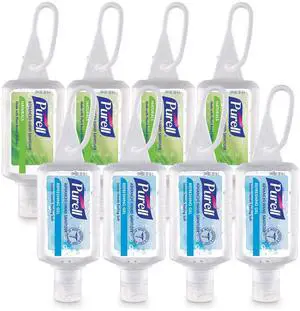 Advanced Hand Sanitizer Variety Pack, Naturals and Refreshing Gel, 1 Fl Oz Travel Size Flip-Cap Bottle with Jelly Wrap Carrier (Pack of 8) - 3900-09-ECSC Advanced Hand Sanitizer Variety Pack, Naturals and Refreshing Gel, 1 Fl Oz Travel Size Flip-Cap Bottle with Jelly Wrap Carrier (Pack of 8) - 3900-09-ECSC
