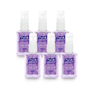 Advanced Hand Sanitizer Gel Infused with Essential Oils, Calming Lavender, 2 fl oz Travel-Size Pump Bottle (Pack of 6), 3905-04-EC Advanced Hand Sanitizer Gel Infused with Essential Oils, Calming Lavender, 2 fl oz Travel-Size Pump Bottle (Pack of 6), 3905-04-EC