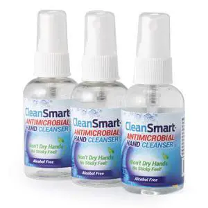 Skin & Hand Cleanser, 2 Ounce Spray Bottle (Pack of 3) Alcohol-Free Safe Cleanser Skin & Hand Cleanser, 2 Ounce Spray Bottle (Pack of 3) Alcohol-Free Safe Cleanser