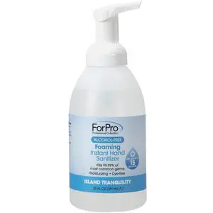 Alcohol-Free Foaming Instant Hand Sanitizer, 20 Fl Oz Moisturizing, Dye-Free Formula, Island Tranquility Scent Alcohol-Free Foaming Instant Hand Sanitizer, 20 Fl Oz Moisturizing, Dye-Free Formula, Island Tranquility Scent