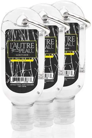 Travel Hand Sanitizer Gel, Citrus Scented, 1oz 3 Pack Travel Hand Sanitizer Gel, Citrus Scented, 1oz 3 Pack