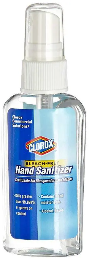 CLO 02174 Bleach-Free Hand Sanitizer, 2.0 FL OZ, (4-Pack), Contains Hand Moisturizers, Alcohol-Based CLO 02174 Bleach-Free Hand Sanitizer, 2.0 FL OZ, (4-Pack), Contains Hand Moisturizers, Alcohol-Based