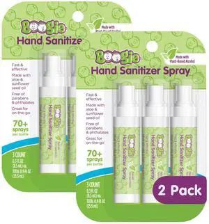 Kids Hand Sanitizer Spray for Babies & Toddlers - 0.3 fl oz (6 Pack) Kids Hand Sanitizer Spray for Babies & Toddlers - 0.3 fl oz (6 Pack)
