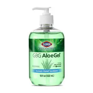 Healthcare GBG AloeGel Hand Sanitizer Gel with Pump, Bleach-Free Moisturizing Sanitizer with 64% Ethyl Alcohol, Aloe Vera and Vitamin E - FDA Registered, 18 Fl Oz Healthcare GBG AloeGel Hand Sanitizer Gel with Pump, Bleach-Free Moisturizing Sanitizer with 64% Ethyl Alcohol, Aloe Vera and Vitamin E - FDA Registered, 18 Fl Oz