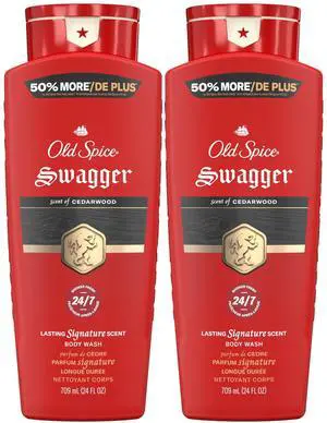 Refreshing Body Wash for Men, 3X Defense, 24/7 Shower Fresh with Long Lasting Scent, Red Collection, Swagger with Cedarwood Scent, 24 oz (Pack of 2) Refreshing Body Wash for Men, 3X Defense, 24/7 Shower Fresh with Long Lasting Scent, Red Collection, Swagger with Cedarwood Scent, 24 oz (Pack of 2)