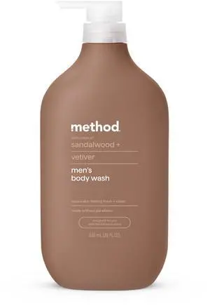 Men Body Wash, Sandalwood and Vetiver, Paraben and Phthalate Free, Quick-Lathering Cleansers, Cruelty Free, 28 oz Men Body Wash, Sandalwood and Vetiver, Paraben and Phthalate Free, Quick-Lathering Cleansers, Cruelty Free, 28 oz