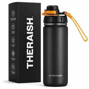TripleWall Vacuum Insulated Water Bottle with Flip Lid & Carry Strap, 18 oz Stainless Steel Thermos, FreeSip Spout, 32 Hr Cold/24 Hr Hot, LeakProof BPAFree, Wide Mouth, Matte Black TripleWall Vacuum Insulated Water Bottle with Flip Lid & Carry Strap, 18 oz Stainless Steel Thermos, FreeSip Spout, 32 Hr Cold/24 Hr Hot, LeakProof BPAFree, Wide Mouth, Matte Black