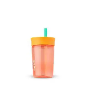 Kids Insulation BPA-Free Plastic Tumbler with Spill Resistant Flexible Straw, Easy to Clean, Kids Water Bottle, Great for Travel, Dishwasher Safe, 15 Oz, Orange and Peach (Watermelon) Kids Insulation BPA-Free Plastic Tumbler with Spill Resistant Flexible Straw, Easy to Clean, Kids Water Bottle, Great for Travel, Dishwasher Safe, 15 Oz, Orange and Peach (Watermelon)