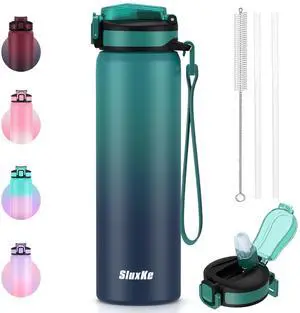 24oz Water Bottle Insulated with Straw, Double Wall 18/8 Stainless Steel Water Bottle with Carrying Strap, Metal Water Bottle BPA Free for Camping, Gym, Travel, Car 24oz Water Bottle Insulated with Straw, Double Wall 18/8 Stainless Steel Water Bottle with Carrying Strap, Metal Water Bottle BPA Free for Camping, Gym, Travel, Car