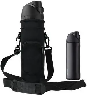 Water Bottle Carrier Bag for Owala FreeSip Insulated Stainless Steel Water Bottle 16oz 24oz 32oz 40oz Water Bottle Pouch Holder, Adjustable Shoulder Strap & Pocket (Black, 32 Oz) Water Bottle Carrier Bag for Owala FreeSip Insulated Stainless Steel Water Bottle 16oz 24oz 32oz 40oz Water Bottle Pouch Holder, Adjustable Shoulder Strap & Pocket (Black, 32 Oz)