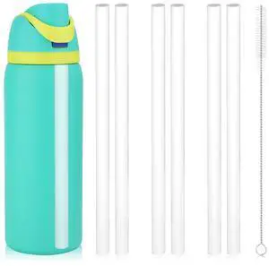 6PCS Replacement Straws for Owala Water Bottle 24 oz 32 oz, Reusable Plastic Straws with Cleaning Brush for Cup 24oz 32oz Travel Tumbler Accessories Parts for Sports Bottle(White) 6PCS Replacement Straws for Owala Water Bottle 24 oz 32 oz, Reusable Plastic Straws with Cleaning Brush for Cup 24oz 32oz Travel Tumbler Accessories Parts for Sports Bottle(White)