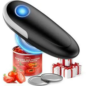 Electric Can Opener, One-Touch Automatic Can Opener for Seniors with Arthritis, Smooth Edge, Hands-Free, Fast Opening, Battery Powered, Food Safe Portable Electric Can Openers for Kitchen (Gray) Electric Can Opener, One-Touch Automatic Can Opener for Seniors with Arthritis, Smooth Edge, Hands-Free, Fast Opening, Battery Powered, Food Safe Portable Electric Can Openers for Kitchen (Gray)
