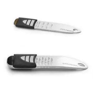 Stainless Steel Pro Sliding Adjust-A-Tablespoon and Teaspoon Set Stainless Steel Pro Sliding Adjust-A-Tablespoon and Teaspoon Set
