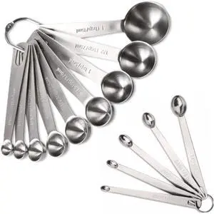 14PCS Measuring Spoons Set, 1 tbsp, 1/2 tbsp, and 1-1/16tsp Stainless Steel Measuring Spoons for Cooking Baking Spice Jars and Liquid Ingredients 14PCS Measuring Spoons Set, 1 tbsp, 1/2 tbsp, and 1-1/16tsp Stainless Steel Measuring Spoons for Cooking Baking Spice Jars and Liquid Ingredients