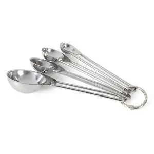 Richburn 4-Piece Stainless Steel Measuring Spoons Set Durable and Accurate Kitchen Measuring Tools for Baking and Cooking Richburn 4-Piece Stainless Steel Measuring Spoons Set Durable and Accurate Kitchen Measuring Tools for Baking and Cooking