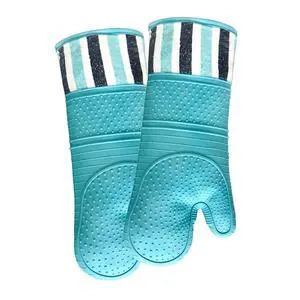 Heat Resistant 550 Degree Oven mitt, Silicone Oven Hot Mitts - 1 Pair, Extra Long Professional Baking Oven Gloves - Food Safe,Pot Holders Cooking,Grilling,Kitchen (Blue Mittens) Heat Resistant 550 Degree Oven mitt, Silicone Oven Hot Mitts - 1 Pair, Extra Long Professional Baking Oven Gloves - Food Safe,Pot Holders Cooking,Grilling,Kitchen (Blue Mittens)
