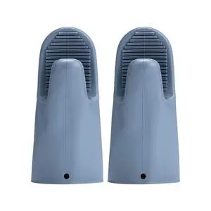 Silicone Oven Mitts, Extended Design, 2 Piece,with Quilted Liner Non-Slip Textured Grip Perfect,Heat Resistant Oven Gloves,for BBQ,Baking Silicone Oven Mitts, Extended Design, 2 Piece,with Quilted Liner Non-Slip Textured Grip Perfect,Heat Resistant Oven Gloves,for BBQ,Baking