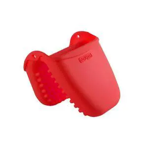 Mini Silicone Oven Mitt with Raised Nibs, Heat Resistant to 450°F, Red, Dishwasher Safe Mini Silicone Oven Mitt with Raised Nibs, Heat Resistant to 450°F, Red, Dishwasher Safe