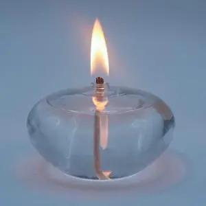 Refillable Liquid Petite Oil lamp - Sturdy Borosillicate Glass Oil Candle (Oval) Refillable Liquid Petite Oil lamp - Sturdy Borosillicate Glass Oil Candle (Oval)