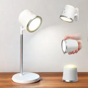 Cordless Desk Lamp, Magnetic Wall Mount LED Light, Portable Warm Night Light, Rechargeable Battery Powered Lamp, Dimmable Brightness & 3 Color Modes, Table Light for Reading, Work, Bedroom, Hallway Cordless Desk Lamp, Magnetic Wall Mount LED Light, Portable Warm Night Light, Rechargeable Battery Powered Lamp, Dimmable Brightness & 3 Color Modes, Table Light for Reading, Work, Bedroom, Hallway