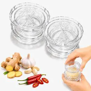 Manual Garlic Twister Mincer Tool, Garlic Chopper, Garlic Crusher & Garlic Press Alternative for Garlic, Ginger, Onion, Herbs and Nuts, Hand Twist Food Prep Tool, Manual Kitchen Gadget2PCS Manual Garlic Twister Mincer Tool, Garlic Chopper, Garlic Crusher & Garlic Press Alternative for Garlic, Ginger, Onion, Herbs and Nuts, Hand Twist Food Prep Tool, Manual Kitchen Gadget2PCS