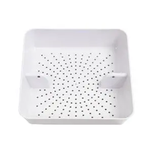 Floor Sink Commercial Drain Cover Strainer ABS Plastic Drop-in Basket 8-1/2" x 8-1/2" x 2-1/4" (2"H ABS) - Suitable for Kitchen, Restaurant, bar, Buffet Floor Sink Commercial Drain Cover Strainer ABS Plastic Drop-in Basket 8-1/2" x 8-1/2" x 2-1/4" (2"H ABS) - Suitable for Kitchen, Restaurant, bar, Buffet