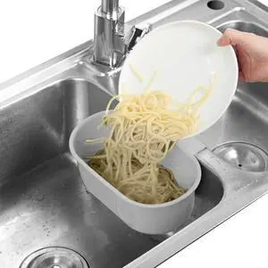 Sink Drain Strainer Basket, Multifunction Sink Strainer Kitchen Food Catcher for Filter Kitchen Waste and Wash Vegetables Fruits (Grey) Sink Drain Strainer Basket, Multifunction Sink Strainer Kitchen Food Catcher for Filter Kitchen Waste and Wash Vegetables Fruits (Grey)