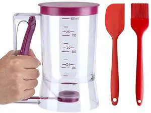 4 Cup Pancake Cupcake Batter Dispense with Measuring Label 4 Cup Pancake Cupcake Batter Dispense with Measuring Label