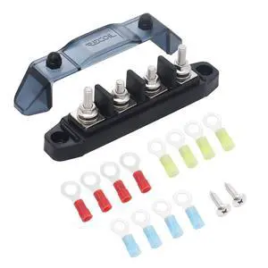 BBSPG4 4 Position Bus Bar Terminals Power Distribution Block BBSPG4 4 Position Bus Bar Terminals Power Distribution Block