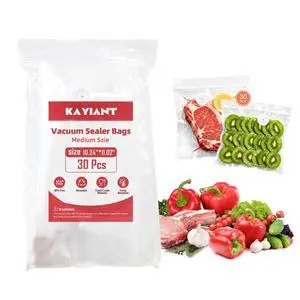 Vacuum Sealer Bags Large Size 10 x 11 Inch 30Pcs Bags, Food Storage, BPA Free, Food Saver, Meal Prep,Sous Vide, Heavy Duty, Airtight Vacuum Sealer Bags Large Size 10 x 11 Inch 30Pcs Bags, Food Storage, BPA Free, Food Saver, Meal Prep,Sous Vide, Heavy Duty, Airtight