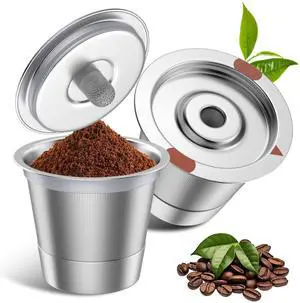 Reusable K Cups for Keurig,Stainless Steel Refillable Coffee Pods - Metal K Cup Reusable Coffee Filter for K-Classic K-Elite K-Express K-Mini Keurig 1.0 & 2.0, BPA Free (2 pack) Reusable K Cups for Keurig,Stainless Steel Refillable Coffee Pods - Metal K Cup Reusable Coffee Filter for K-Classic K-Elite K-Express K-Mini Keurig 1.0 & 2.0, BPA Free (2 pack)