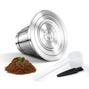 Big Cup Stainless Steel Reusable Coffee Capsule Compatible with L'OR Barista LM8012, Metal Refillable Coffee Pod Compatible With L'or-Coffee Machine Big Cup Stainless Steel Reusable Coffee Capsule Compatible with L'OR Barista LM8012, Metal Refillable Coffee Pod Compatible With L'or-Coffee Machine