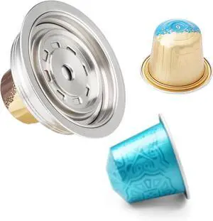 Reusable Coffee Pod Converter Need to Use with Oringal Capsule(NOT Including),Stainless Steel Coffee Capsule Adapter Compatible with De'Longhi ENV135 Vertuoline GCA1,Vertuo Next Vertuo Pop 40ml/1.35oz Reusable Coffee Pod Converter Need to Use with Oringal Capsule(NOT Including),Stainless Steel Coffee Capsule Adapter Compatible with De'Longhi ENV135 Vertuoline GCA1,Vertuo Next Vertuo Pop 40ml/1.35oz