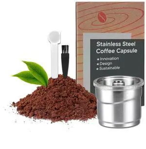 Stainless Steel Coffee Capsules, Reusable Espresso Capsules Refillable Coffee Capsule Compatible with ILLY Coffee Machine for Y1.1 Y3 Y5 X7.1 X9 Stainless Steel Coffee Capsules, Reusable Espresso Capsules Refillable Coffee Capsule Compatible with ILLY Coffee Machine for Y1.1 Y3 Y5 X7.1 X9